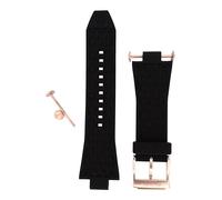 Michael Kors Watch for men, 28 mm, black silicone, original replacement strap for MK8184, black, Strap.