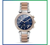 Michael Kors Watch MK6141 Ladies Parker Rose Gold Chronograph Wrist Watch