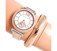 Michael Kors Watch Women's Watch Bracelet Watch MK4616 Abbey Bicolor New