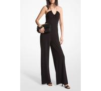 Michael Kors Wide Leg Chain Nk Jumpsuit Black size M | Jumpsuits Outlet | Women | Black M