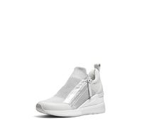 Michael Kors Willis Wedge Trainer Sneaker Silver