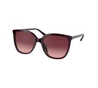 Michael Kors Woman Michael Kors MK2137U ANAHEIM 33448H Sunglasses Acetate Brown Violet Squared Normal Shaded