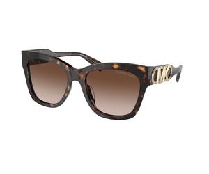 Michael Kors Woman Michael Kors MK2182U EMPIRE SQUARE 300613 Sunglasses Acetate Turtle Brown Butterfly Normal Shaded