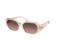 Michael Kors Woman Michael Kors MK2240U SIESTA KEY 344911 Sunglasses Injected White Brown Geometric Normal Shaded