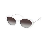 Michael Kors Woman Michael Kors MK2245U ROCKAWAY 31008G Sunglasses Acetate White Grey Round Normal Shaded