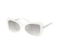 Michael Kors Woman Michael Kors MK2272U MALAGA 405201 Sunglasses Injected White Grey Butterfly Normal Nuanced