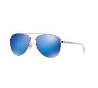 Michael Kors Woman Michael Kors MK5007 HVAR 104525 Sunglasses Metal Pink Blue Pilot Mirrored