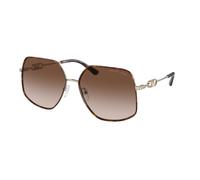 Michael Kors Woman MK1127J EMPIRE BUTTERFLY 101413 Sunglasses Metal Gold Brown Geometric Normal Shaded