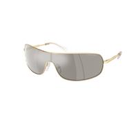 Michael Kors Woman MK1139 AIX 10146G Sunglasses Metal Gold Silver Squared Mirrored Mirror