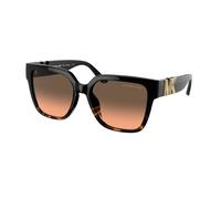 Michael Kors Woman MK2170U KARLIE 390818 Sunglasses Injected Black Orange Squared Normal Nuanced