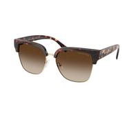 Michael Kors Woman MK2262 ST. EUSTATIUS 300613 Sunglasses Injected Turtle Brown Squared Normal Shaded