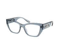 Michael Kors Woman MK4149U PUGLIA 4014 Optical frames Injected Blue Transparent Squared Normal