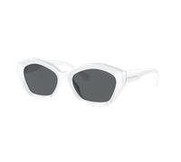 Michael Kors Woman Sunglass Bel Air - Frame color: Optic White, Lens color: Dark Grey Solid
