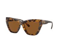 Michael Kors Woman Sunglass Dubai - Frame color: Dark Tortoise, Lens color: Amber Solid