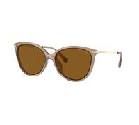 Michael Kors Woman Sunglass Dupont - Frame color: Brown Transparent, Lens color: Brown Gradient Polarized
