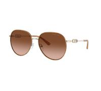 Michael Kors Woman Sunglass Empire - Frame color: Light Gold Amber Tortoise, Lens color: Amber Gradient