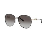 Michael Kors Woman Sunglass Empire - Frame color: Light Gold/Black, Lens color: Dark Grey Gradient