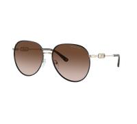 Michael Kors Woman Sunglass Empire - Frame color: Light Gold/Dark Tortoise, Lens color: Brown Gradient
