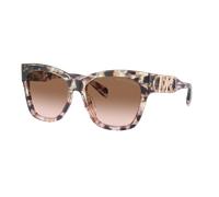Michael Kors Woman Sunglass Empire Square - Frame color: Pink Tortoise, Lens color: Brown Pink Gradient