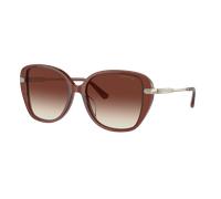 Michael Kors Woman Sunglass Flatiron - Frame color: Milky Primrose, Lens color: Brown Sunset Gradient