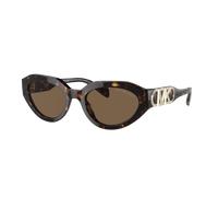 Michael Kors Woman Sunglass MK2192 Empire Oval - Frame color: Dark Tortoise, Lens color: Brown Solid