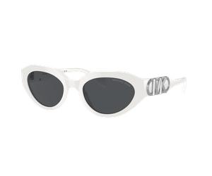 Michael Kors Woman Sunglass MK2192 Empire Oval - Frame color: Optic White, Lens color: Grey Solid