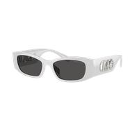 Michael Kors Woman Sunglass MK2243U Rhodes - Frame color: Silver Metallic, Lens color: Dark Grey Solid