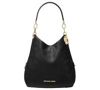 Michael Kors Women LG Chain Shldr Tote Bag, Black, Large