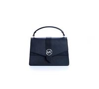 Michael Kors Women MD TH Satchel Bag, Black