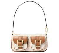 Michael Kors Women SM Conv POUCHETTE Hand Bag, Vanilla/Acrn, 1x1x1