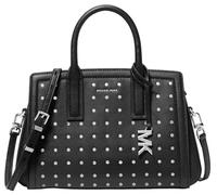 Michael Kors Women SM Satchel Hand Bag, Black, 1x1x1
