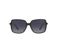 Michael Kors Women's 0MK2098U Sunglasses, Black/Dark Grey Shaded, 56