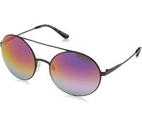 Michael Kors Women's 1027 CABO 1169A9 55 Rectangular Sunglasses 55, Black/Fuchsiatopurplegradientmir