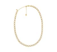 Michael Kors Women's 14ct Gold Plated Bezel Set Necklace