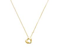 Michael Kors Women's 14ct Gold Plated Sterling Silver Heart Pendant Necklace