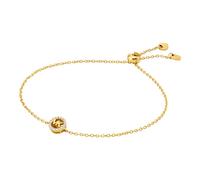 Michael Kors Women's 14ct Gold Plated Sterling Silver Slider Chain Bracelet