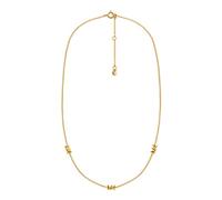 Michael Kors Premium 14ct Gold Plated 17 MK Station Necklace