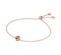 Michael Kors Ladies' 14ct Rose Gold Plated Sterling Silver Slider Chain Bracelet