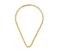 Michael Kors Women's 14K Gold Astor Link Chain Necklace, One Size, Brass, No Gemstone