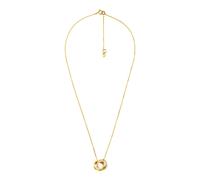 Michael Kors Women's 14K Gold-Plated Sterling Silver Interlocking Necklace