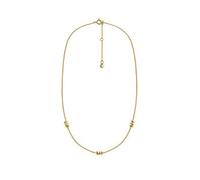 Michael Kors Women's 14K Gold-Plated Sterling Silver Station Necklace, MKC1780710, Gold, Women Gold