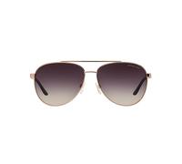 MICHAEL KORS Women's 5007 HVAR 109936 59 Rectangular Sunglasses 59, Rose Gold/Greyrosegradient