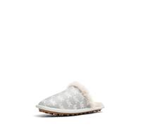 Michael Kors Women's Ada Slipper, Silver, 7