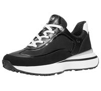 Michael Kors Women's Ari Trainer Sneaker, Black, 5 UK
