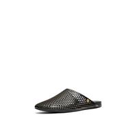 Michael Kors Womens Cady Mule, Diamond Cut Leather/Black, 10