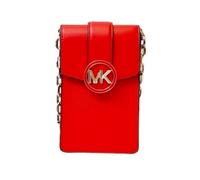 Michael Kors Women's Carmen Crossbody Bag, Glossy red