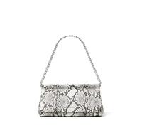 Michael Kors Women's Carmine Medium Clutch, Silver-tone Hardware/Serpent Embossed Leather/Aluminum, One Size