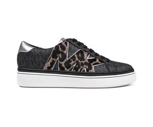 Michael Kors Womens Chapman Lace Trainers - Black - Size UK 5.5