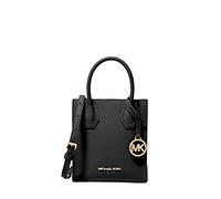 Michael Kors Mercer Extra-Small Pebbled Leather Crossbody Bag (Black)