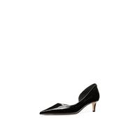 Michael Kors Women's Elyse Kitten Pump, Black/Patent Leather, 11